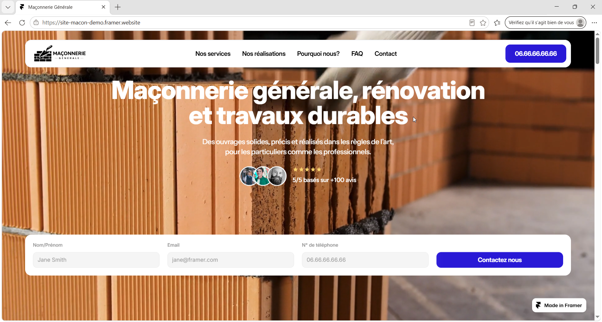 Maçon — visuel 2